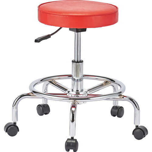 山崎産業（CONDOR）　ワークチェア　ＶＮー００２　キャスター付き　レッド　【品番：YB-155C-LE-R】｜住設プロ　店