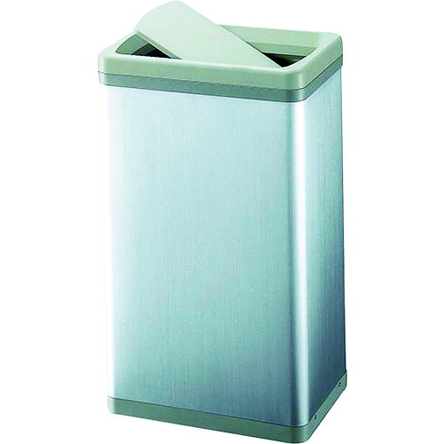 山崎産業（CONDOR）　ゴミ箱　屋内用　ローターボックスＥ　ＳＴ　内容器付　大　２３Ｌ　【品番：YD-127L-SA】
