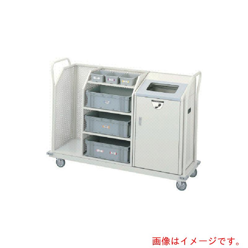 【別途貨物輸送あり】山崎工業（CONDOR） 屋内用屑入れ（ステイション） 再利用ボックス席ＲＢＫー５００ＳＰ １段持ちはこび 【品番：YW-102L-ID】