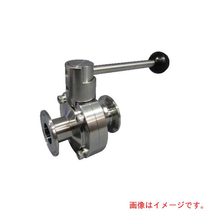 コンサス　３１６Ｌ／ＥＰＤＭ　バタフライバルブ　ＣＢＡヘルール２Ｓ　プルＨ　【品番：CBA-FS3-20S-P】