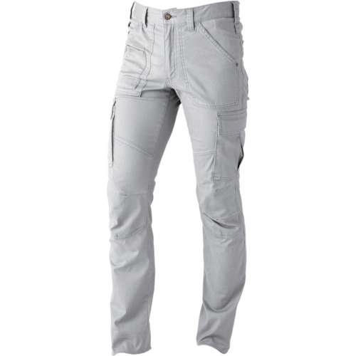 CUC CHUSAN ドビースリムストレッチ・カーゴパンツ アッシュ・グレー 4L 【品番:8046-818-4L】