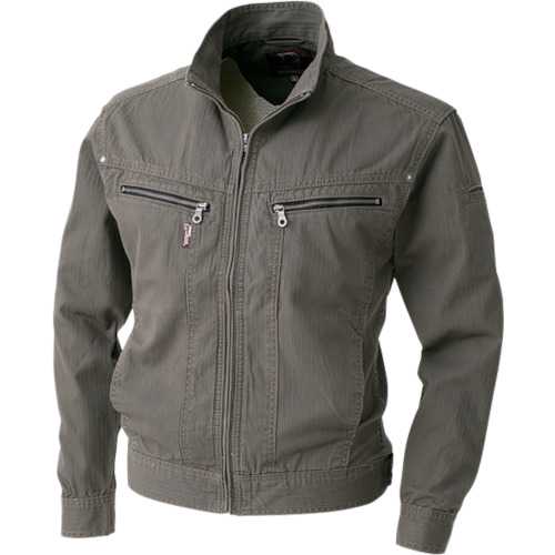 CUC　ＣＨＵＳＡＮ　長袖ジャンバー　カーキ　６Ｌ　【品番：8167-08-6L】