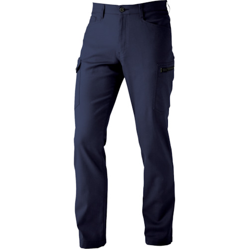 CUC　ＣＨＵＳＡＮ　ドビーストレッチＴ／Ｃ　メンズカーゴパンツ　ネイビー・ブラック　７９　【品番：2815-819-79】