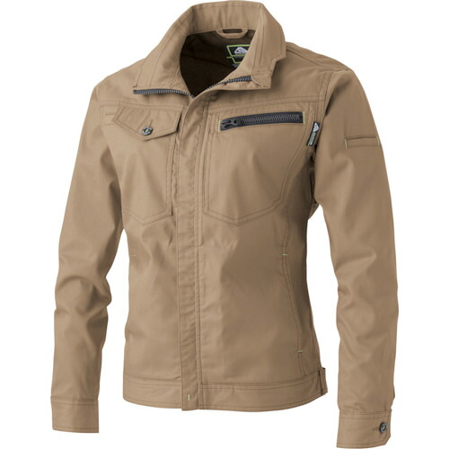 CUC　ＣＨＵＳＡＮ　ドビーストレッチＴ／Ｃ　長袖ブルゾン　カーキ　Ｍ　【品番：2908-08-M】
