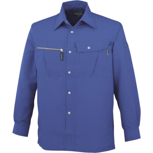 CUC　ＣＨＵＳＡＮ　長袖シャツロイヤルブルー６Ｌ　【品番：3001-44-6L】