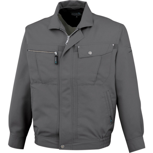CUC　ＣＨＵＳＡＮ　長袖ブルゾン　チャコールグレー　６Ｌ　【品番：3008-34-6L】