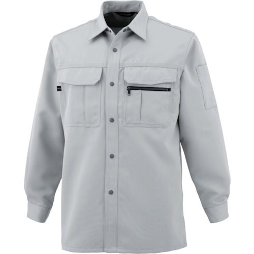 CUC　ＣＨＵＳＡＮ　長袖シャツ　シルバー　６Ｌ　【品番：5401-26-6L】