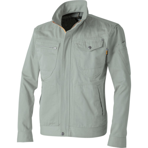 CUC　ＣＨＵＳＡＮ　綿１００％長袖ブルゾン　アースグリーン　８Ｌ　【品番：770009-43-8L】