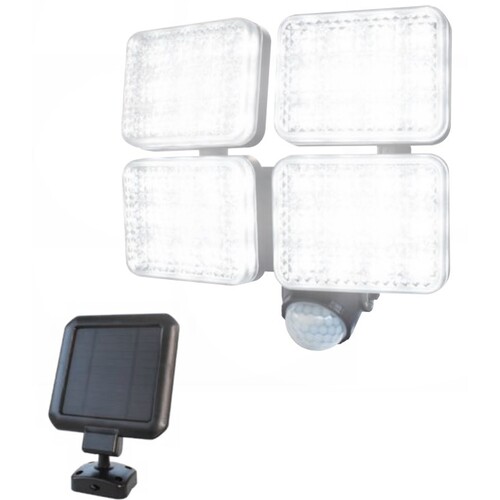 【別途送料あり】大進（DAISHIN）　ＬＥＤソーラーセンサーライト４灯式　【品番：DLS-10T400】