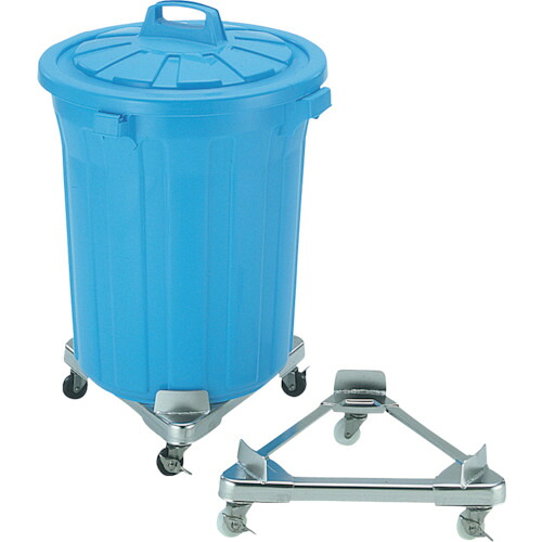 ★大一産業　オールステンレストライアングルキャリー　ペール用　１２０Ｌ用　【品番：4981390081342】｜住設プロ　店