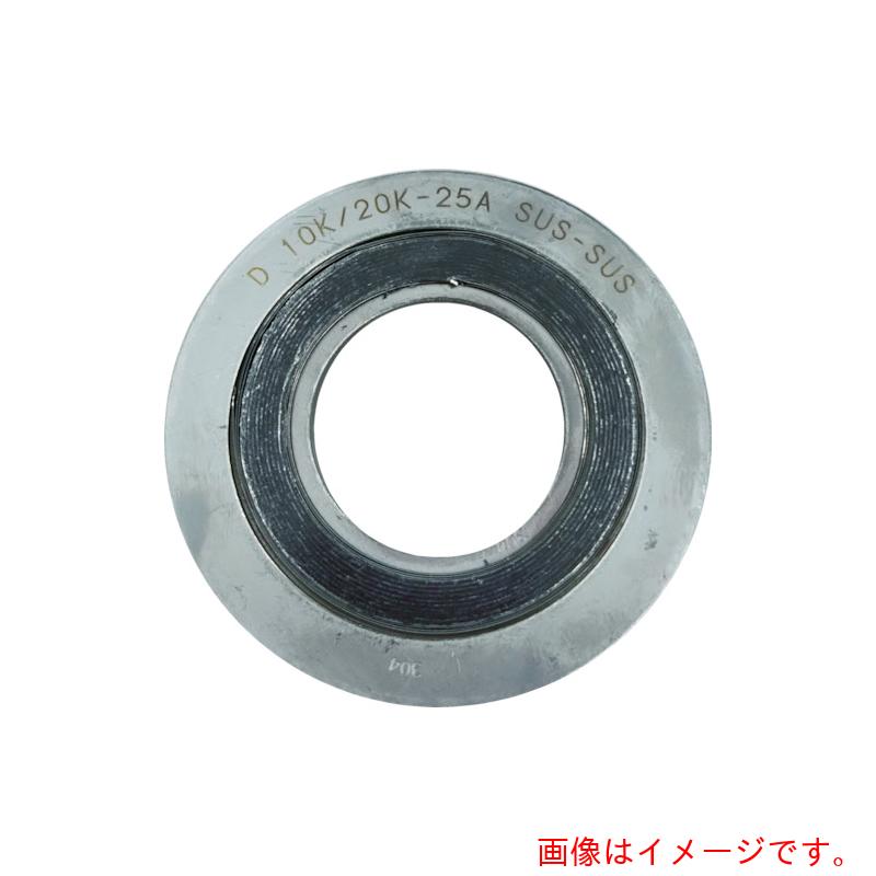 ダイコー（DAIKO）　グラファイト系渦巻き型ガスケット内外輪ＳＵＳ　呼び径（Ａ）：１２５　【品番：D1000-10K-125A-4.5T-SUS-SUS-GR】