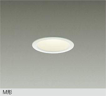 大光電機（DAIKO）　ダウンライト 非調光タイプM形（一般形）　ホワイト　【品番：DDL-5246YWE】