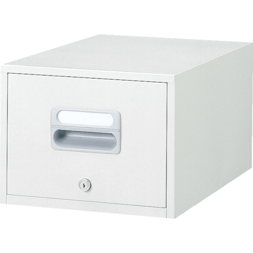 ダイシン工業（DAISHIN）　卓上キャビネット　Ｂ５－１段引出し型　ホワイト　【品番：B5-11W】