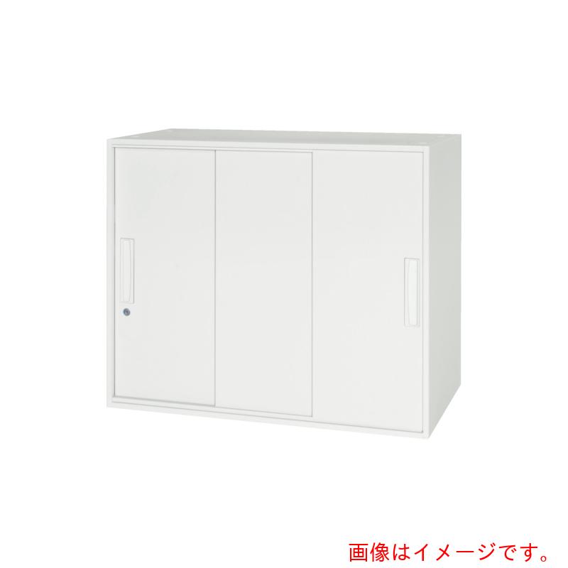 ダイシン工業（DAISHIN）　壁面収納庫　３枚引戸型　上下兼用Ｗ８００　ホワイト　【品番：V840-07TS】