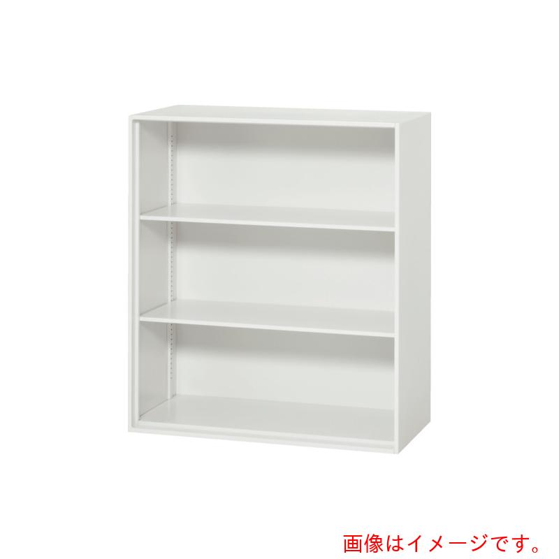 【別途貨物輸送あり】ダイシン実業（DAISHIN） 壁面納める庫 開けはなし型 上置き専用Ｄ４００ 白いこと 【品番：V940-10K】