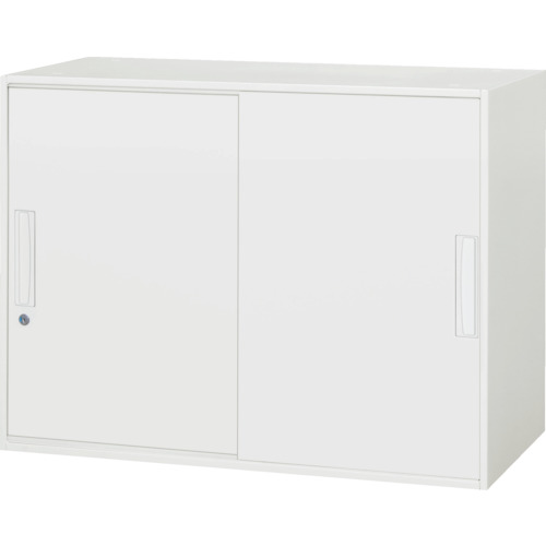 【別途貨物輸送あり】ダイシン加工（DAISHIN） 壁面納める庫 引戸型 上下兼用Ｄ４５０ 白いこと 【品番：V945-07S】