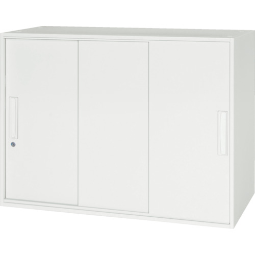 【別途送料あり】ダイシン工業（DAISHIN）　壁面収納庫　３枚引戸型　上下兼用Ｄ４５０　ホワイト　【品番：V945-07TS】