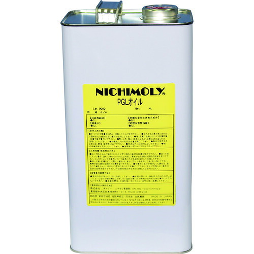 【別途送料あり】ダイゾー　ニチモリ　ＰＧＬオイル　４Ｌ　【品番：1110100150】