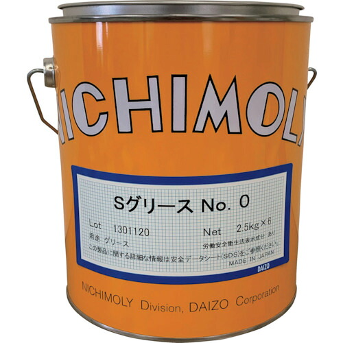 【別途貨物輸送あり】ダイゾー ニチモリ Ｓ潤滑油 ０号 ２．５ｋｇ 【6個】 【品番：2029625】
