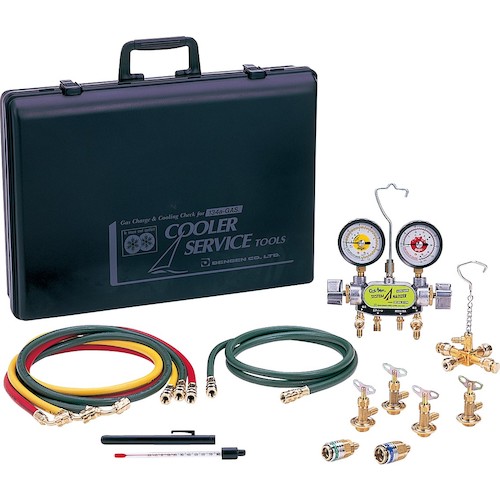 デンゲン（DENGEN）　ＨＦＣ－１３４ａ・ＰＡＧ用　２バルブガスチャージセット　【品番：CP-2VSF】 47,685円