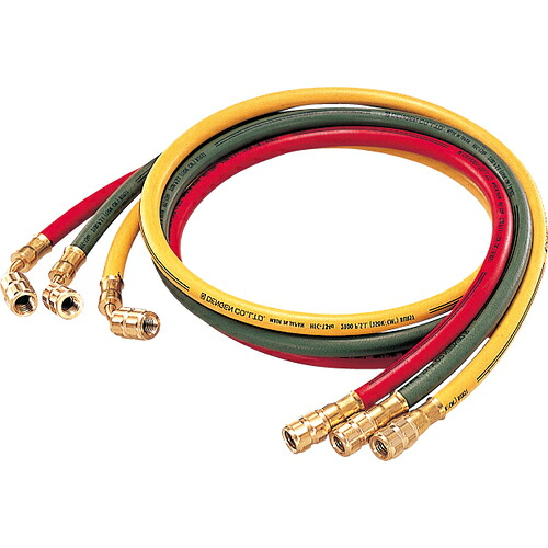 デンゲン（DENGEN）　ＨＦＣ&minus;１３４ａ用　チャージングホース３本セット　１．２ｍ　【品番：CP-H1200FS】｜住設プロ　店
