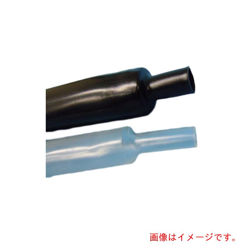 【別途貨物輸送あり】デンカエレクトロン 大径収縮熱電子管（澄み切った） Φ４０．０ 長さ１ｍ ｘ １０本 【10個】 【品番：THT-40.0T-1】
