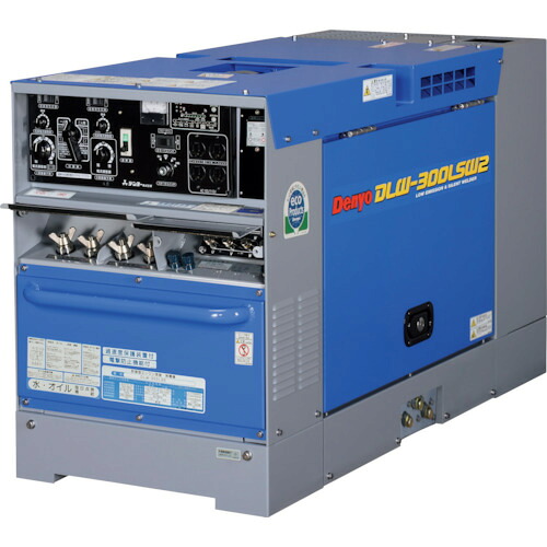 【別途送料あり】デンヨー（Denyo）　防音型ディーゼルエンジン溶接機　【品番：DLW-300LSW2】