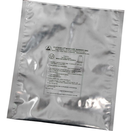 DESCO JAPAN　ＥＳＤバッグ、防湿、アルミ箔、ＩＰＣ／ＪＥＤＥＣ、　０．１ｍｍ　ｘ　４５７ｍｍ　ｘ　５０８ｍｍ、入数１００　【品番：13965】