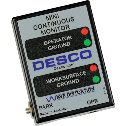 DESCO JAPAN　ミニ常時モニター、１００～２４０Ｖ　北米／日本プラグＡＣアダプター　【品番：19239】