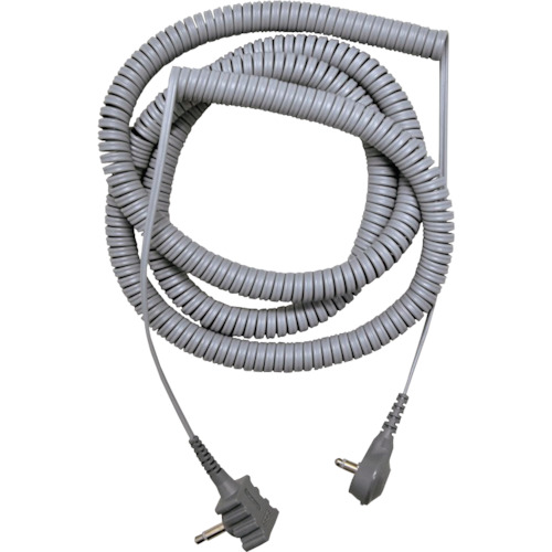 DESCO JAPAN リストストラップ用吊りひも、２重電気回路、６．１ｍ長、Ｌ型端子 【品番：2371R】