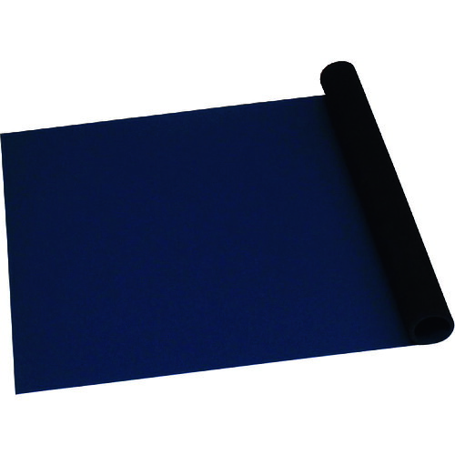【別途送料あり】DESCO JAPAN 静電気拡散性ラバーマット T2プラス ダークブルー 1.5mm x 900mm x 12.2m 【品番:66406】|住設プロ 店