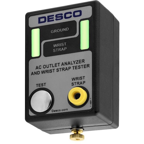 DESCO JAPAN　ＡＣコンセントテスター　＆　リストストラップチェッカー　１００－１２０ＶＡＣ　【品番：98133】 27,785円