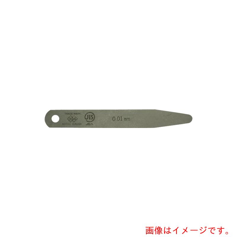 永井ゲージ製作所　ＤＩＡ　ＪＩＳ規格すきまゲージリーフ　０．０１Ｘ１００Ｂ型　【品番：100B0.01】