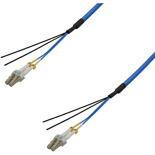 ダイヤトレンド　マルチモード光ファイバーケーブル（ＬＣ－ＬＣ）２芯＜屋内用（補強）＞１０ｍ　【品番：DFC-MMDLCDLC-RMT21(10M)】