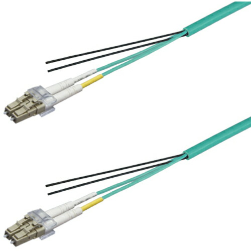 ダイヤトレンド　ＯＭ３マルチモード光ファイバーケーブル（ＬＣ－ＬＣ）２芯＜屋内用（補強）＞３ｍ　【品番：DFC-MM(OM3)DLCDLC-RMT21(3M)】