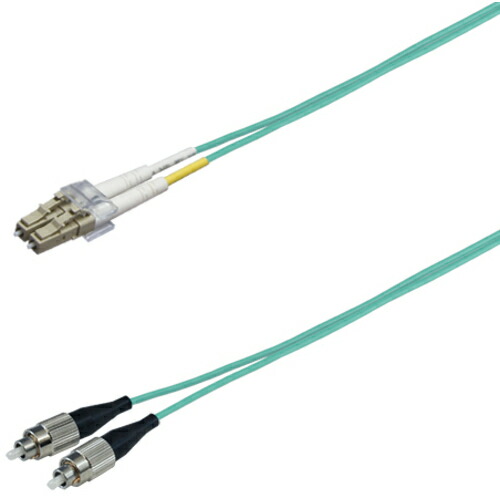 ダイヤトレンド　ＯＭ３マルチモード光ファイバーケーブル（ＬＣ－ＦＣ）２芯＜盤内　可動用＞６ｍ　【品番：DFC-MM(OM3)DLCFC-CPV21(6M)】