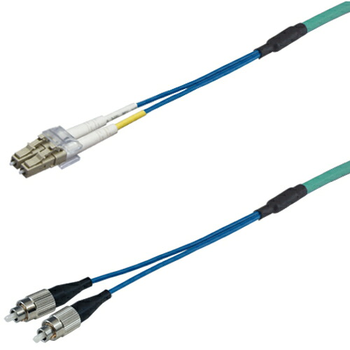 ダイヤトレンド　ＯＭ３マルチモード光ファイバーケーブル（ＬＣ－ＦＣ）２芯＜屋内用＞７ｍ　【品番：DFC-MM(OM3)DLCFC-RM21(7M)】