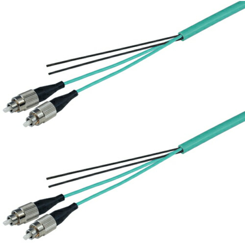 ダイヤトレンド OM3マルチモード光ファイバーケーブル(FC-FC)2芯<屋内用(補強)>8m 【品番:DFC-MM(OM3)FCFC-RMT21(8M)】