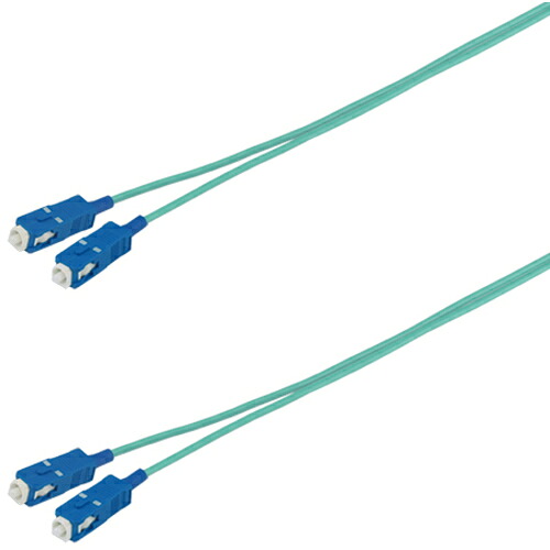 ダイヤトレンド　ＯＭ３マルチモード光ファイバーケーブル（ＳＣ－ＳＣ）２芯＜盤内　可動用＞２ｍ　【品番：DFC-MM(OM3)SCSC-CPV21(2M)】