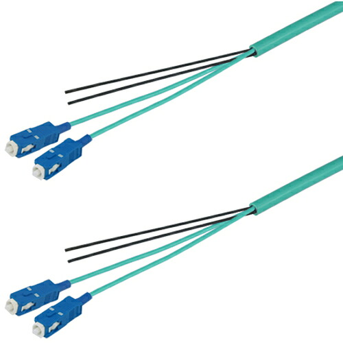 ダイヤトレンド　ＯＭ３マルチモード光ファイバーケーブル（ＳＣ－ＳＣ）２芯＜屋内用（補強）＞１０ｍ　【品番：DFC-MM(OM3)SCSC-RMT21(10M)】