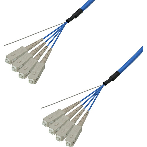 ダイヤトレンド　マルチモード光ファイバーケーブル（ＳＣ－ＳＣ）４芯＜屋内用（補強）＞９ｍ　【品番：DFC-MMSCSC-RMT41(9M)】