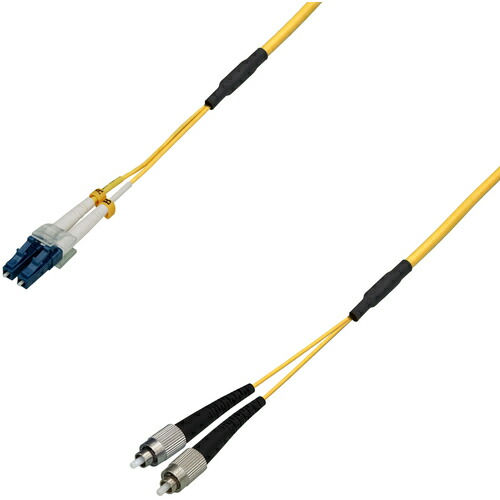 ダイヤトレンド シングルモード光ファイバーケーブル(LC-FC)2芯<屋内 可動用>3m 【品番:DFC-SMDLCFC-RMV21(3M)】