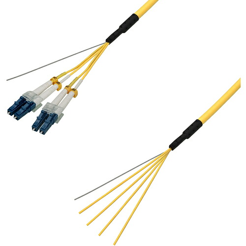 ダイヤトレンド　シングルモード光ファイバーケーブル（ＬＣ－コネクタなし）４芯＜屋内用（補強）＞７ｍ　【品番：DFC-SMDLCN-RMT41(7M)】