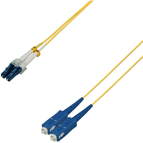ダイヤトレンド　シングルモード光ファイバーケーブル（ＬＣ－ＳＣ）２芯＜盤内　可動用＞６ｍ　【品番：DFC-SMDLCSC-CPV21(6M)】