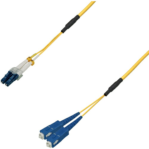 ダイヤトレンド　シングルモード光ファイバーケーブル（ＬＣ－ＳＣ）２芯＜屋内　可動用＞５ｍ　【品番：DFC-SMDLCSC-RMV21(5M)】