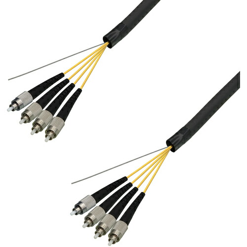 ダイヤトレンド　シングルモード光ファイバーケーブル（ＦＣ－ＦＣ）４芯＜屋外用（補強）ＬＡＰシース＞８ｍ　【品番：DFC-SMFCFC-FDL41(8M)】