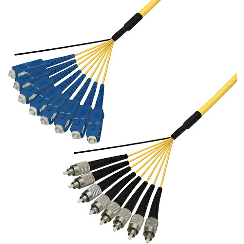 ダイヤトレンド　シングルモード光ファイバーケーブル（ＳＣ－ＦＣ）８芯＜屋内用（補強）＞９ｍ　【品番：DFC-SMSCFC-RMT81(9M)】 44,055円