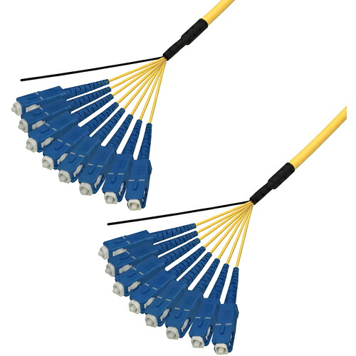 ダイヤトレンド　シングルモード光ファイバーケーブル（ＳＣ－ＳＣ）８芯＜屋内用（補強）＞１０ｍ　【品番：DFC-SMSCSC-RMT81(10M)】