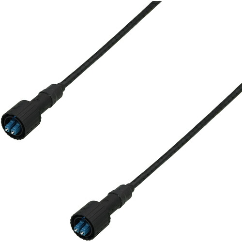 ダイヤトレンド　シングルモード光ファイバーケーブル（ＬＣ－ＬＣ）２芯＜防塵防水（両端）＞４ｍ　【品番：DFC-SMWZLCWZLC-FDS21(4M)】