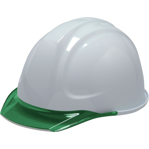 ★DICプラスチック DIC SYA-C型ヘルメット 白/グリーン HA2内装KP付 【品番:SYA-C-HA2-KP-W/G 】